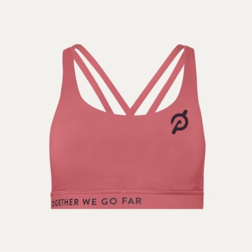 Lululemon x Peloton Energy Bra Cherry Tint 4